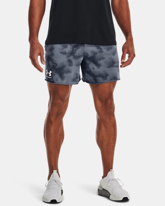 Men's UA Rival Terry 6" Shorts, Gray, pdpMainDesktop image number 0